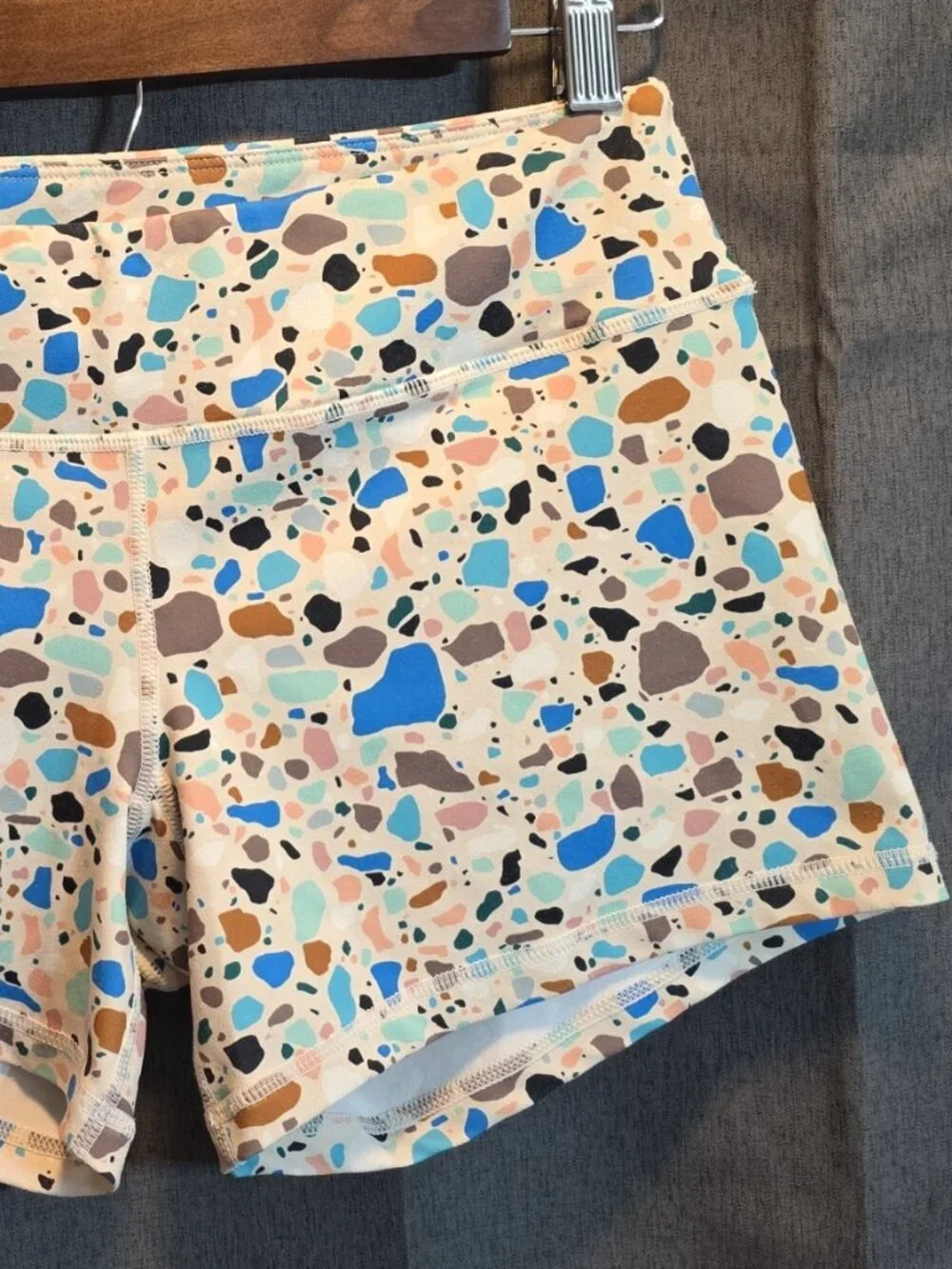 Born Primitive Terrazzo mosaic pattern athletic shorts